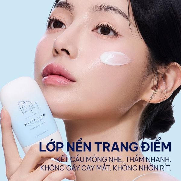  Serum Chống Nắng Dưỡng Ẩm B.O.M Water Glow Sun Serum 50g 