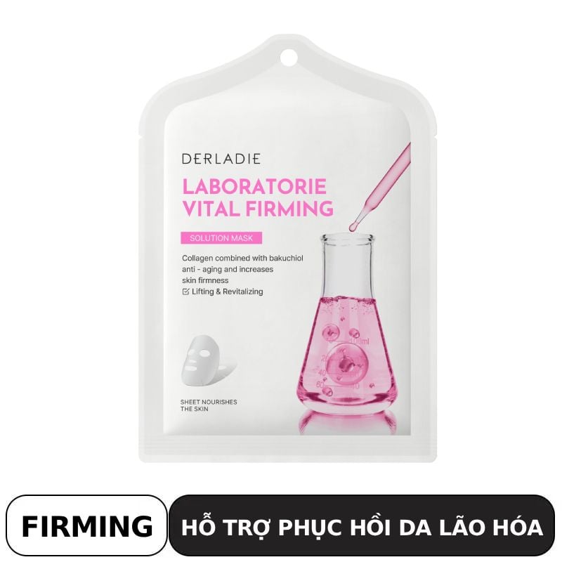 Mặt Nạ Derladie Cấp Ẩm, Dưỡng Sáng, Hỗ Trợ Phục Hồi Da Laboratorie Vital Solution Mask 30ml