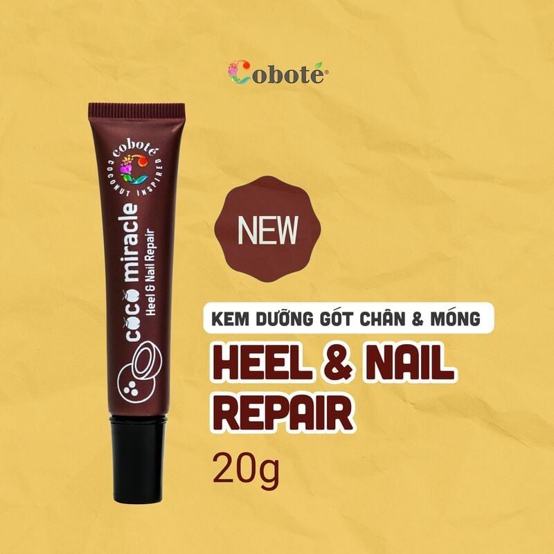 Kem Dưỡng Gót Chân & Móng COBOTÉ Coco Miracle Heel & Nail Repair 20g