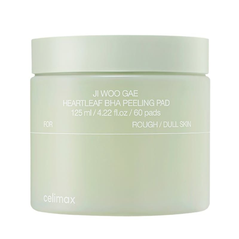 [60 MIẾNG] Toner Pad Tẩy Tế Bào Chết Celimax Ji Woo Gae Heartleaf Bha Peeling Pad 125ml
