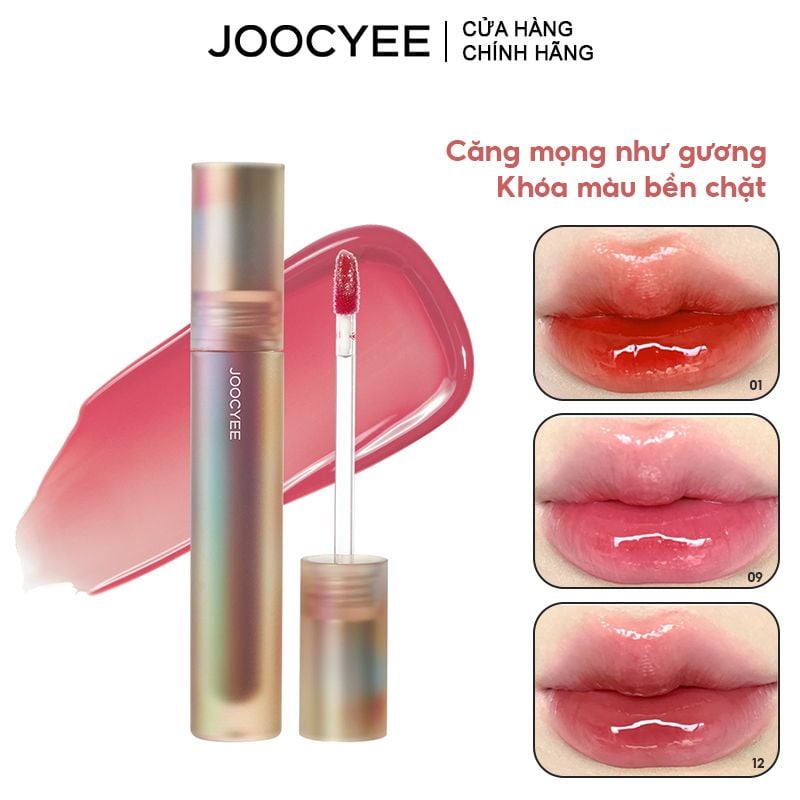 Son Tint Bóng Joocyee Bền Màu, Căng Bóng Spiral Shell Glazed Gloss 3.2g