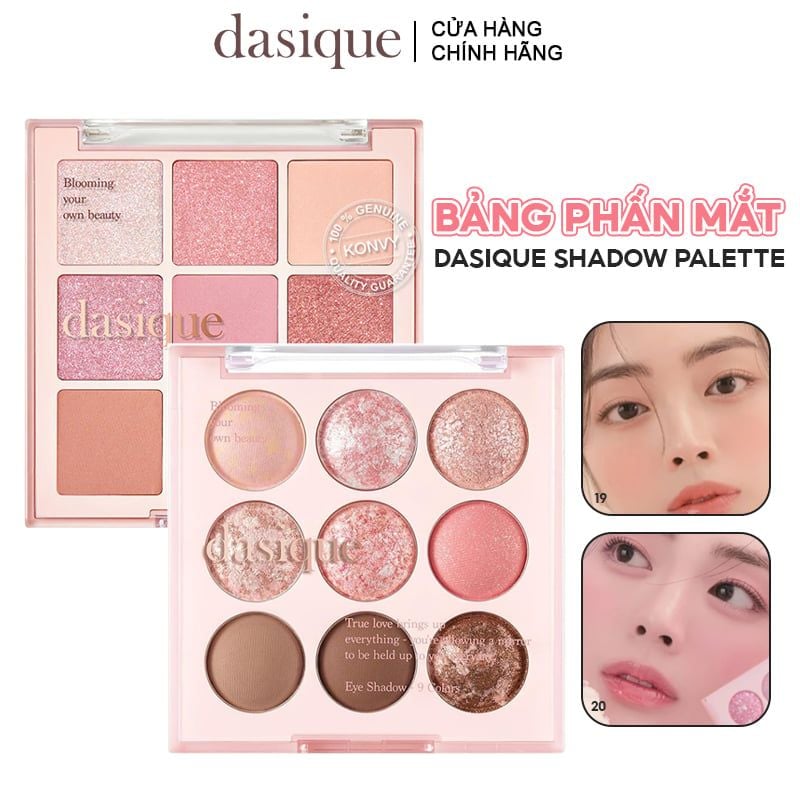 Bảng Phấn Mắt Dasique 9 Ô Shadow Palette