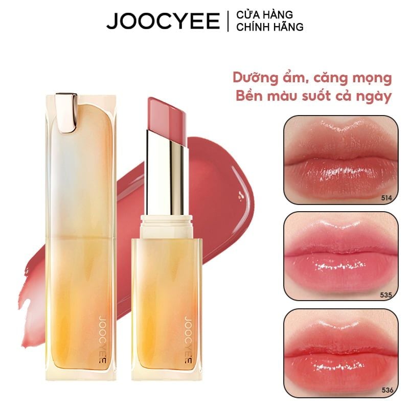 Son Bóng Joocyee Dạng Thỏi Dưỡng Ẩm Lâu Trôi Glazed Rouge 3.5g