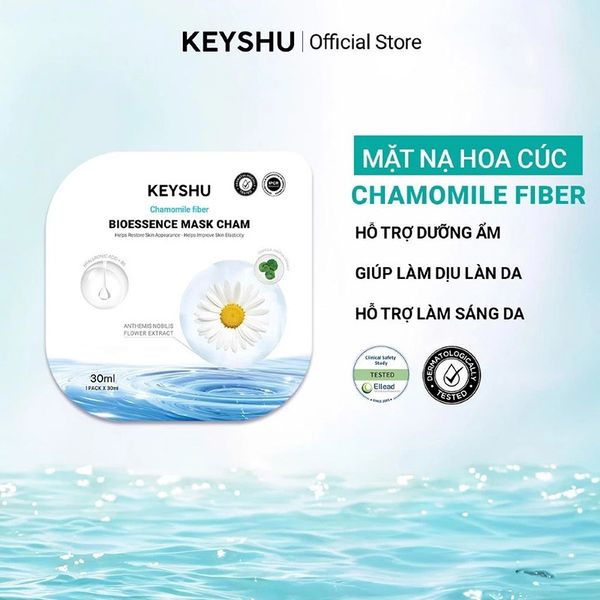  Mặt Nạ Keyshu Dưỡng Ẩm, Làm Mềm Da, Hỗ Trợ Ngừa Lão Hóa Bioessence Mask 30ml 
