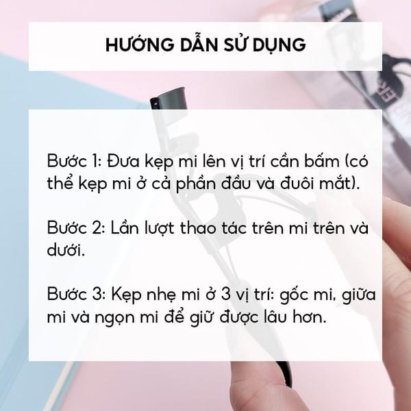  Bấm Mi Góc Rộng, Mi Cong Giúp Mi Cong Tự Nhiên TOOLA Eyelash Curler 