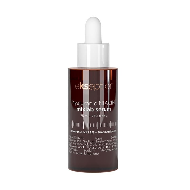 Serum Ekseption Tinh Chất Dưỡng Kiềm Dầu, Hỗ Trợ Sáng Da, Giảm Mụn Hyaluronic Niacin Mixlab Serum 75ml
