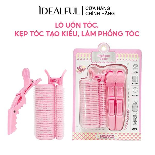  Lô Uốn Tóc, Kẹp Tóc Tạo Kiểu, Làm Phồng Tóc Idealful Curling Hair Tools - QYRJ-1022 
