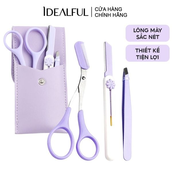  Bộ Dụng Cụ Cắt Tỉa Lông Mày Idealful Multi-Function Eyebrow Trimmer Tool Set - BMS-181 