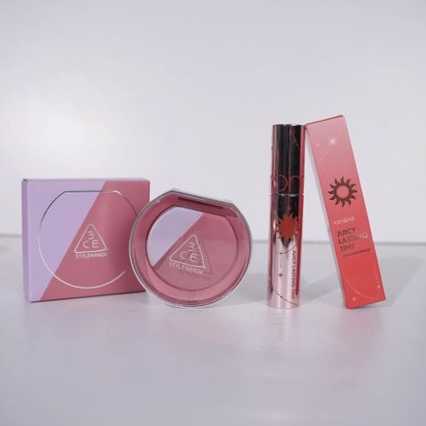 Combo DDay Sale: Son Romand Solunar Edition + Phấn Má Hồn 3CE Blushlighter