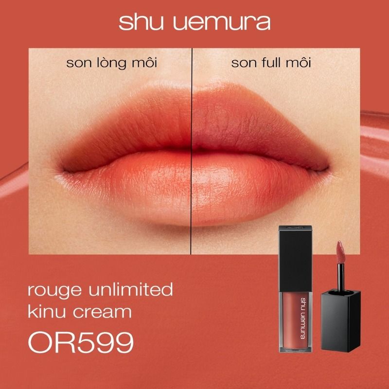 Son Kem Lì Lâu Trôi Shu Uemura Kinu Rouge Cream Lip Color 5.6g