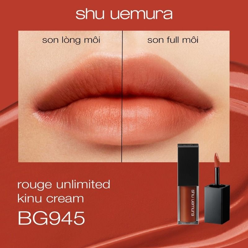 Son Kem Lì Lâu Trôi Shu Uemura Kinu Rouge Cream Lip Color 5.6g