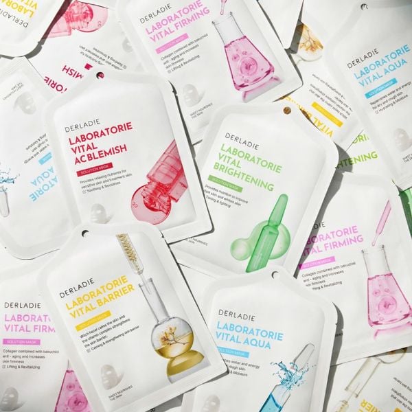  Mặt Nạ Derladie Cấp Ẩm, Dưỡng Sáng, Hỗ Trợ Phục Hồi Da Laboratorie Vital Solution Mask 30ml 
