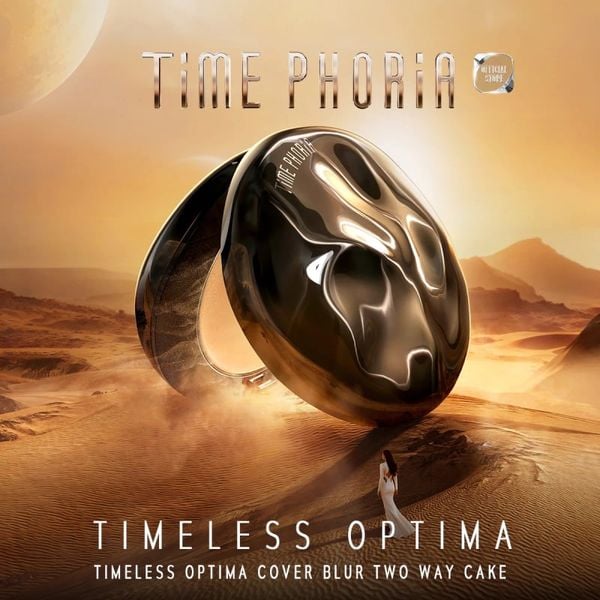  Phấn Phủ Nền Time Phoria Dạng Nén, Kiềm Dầu, Che Phủ Cao Timeless Optima Cover-Blur Skin Perfection Powder Foundation 8.5g 
