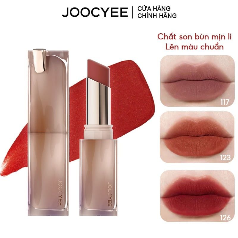 Son Thỏi Joocyee Mịn Lì Muddy Rouge 3.2g