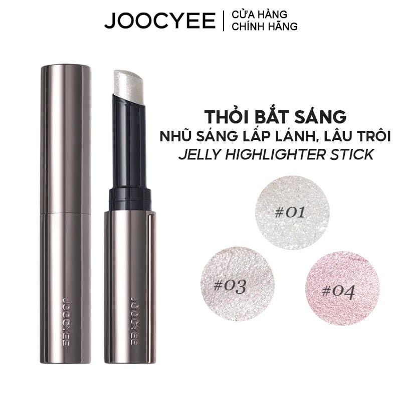 Thỏi Bắt Sáng Joocyee Nhũ Sáng Lấp Lánh, Lâu Trôi Jelly Highlighter Stick 2g