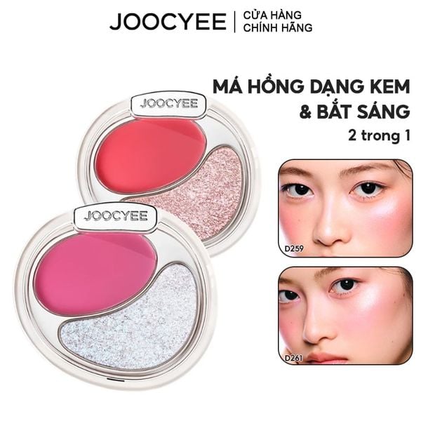  Má Hồng Kem, Bắt Sáng Joocyee Cream Blush And Highlighting 7g 