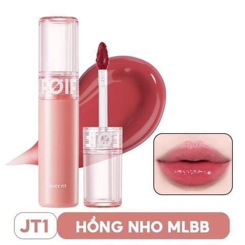 [KHẮC SON] Son Tint Bóng FOIF Thuần Chay, Ẩm Mọng, Bền Màu Juicy Fit Tint 3g