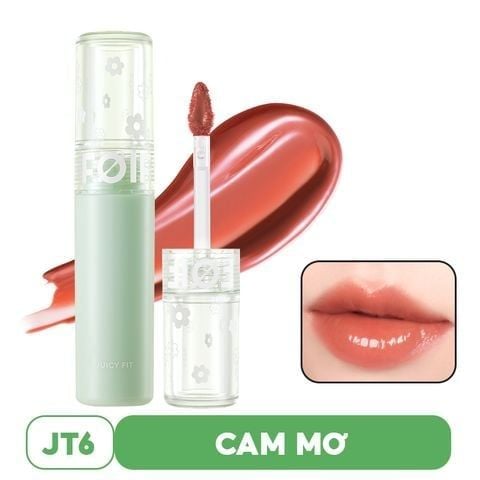 [KHẮC SON] Son Tint Bóng FOIF Thuần Chay, Ẩm Mọng, Bền Màu Juicy Fit Tint 3g