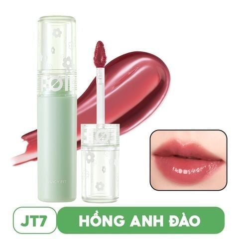 [KHẮC SON] Son Tint Bóng FOIF Thuần Chay, Ẩm Mọng, Bền Màu Juicy Fit Tint 3g