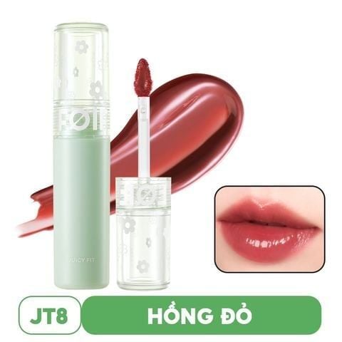 [KHẮC SON] Son Tint Bóng FOIF Thuần Chay, Ẩm Mọng, Bền Màu Juicy Fit Tint 3g