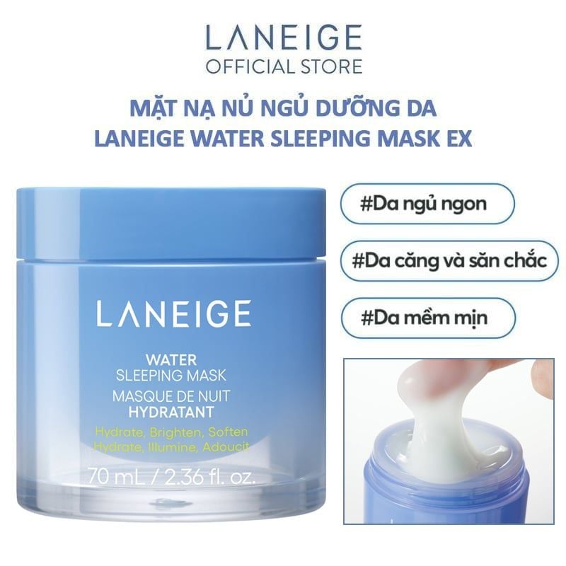 Mặt Nạ Ngủ Laneige Dưỡng Da Căng Mịn Water Sleeping Mask EX