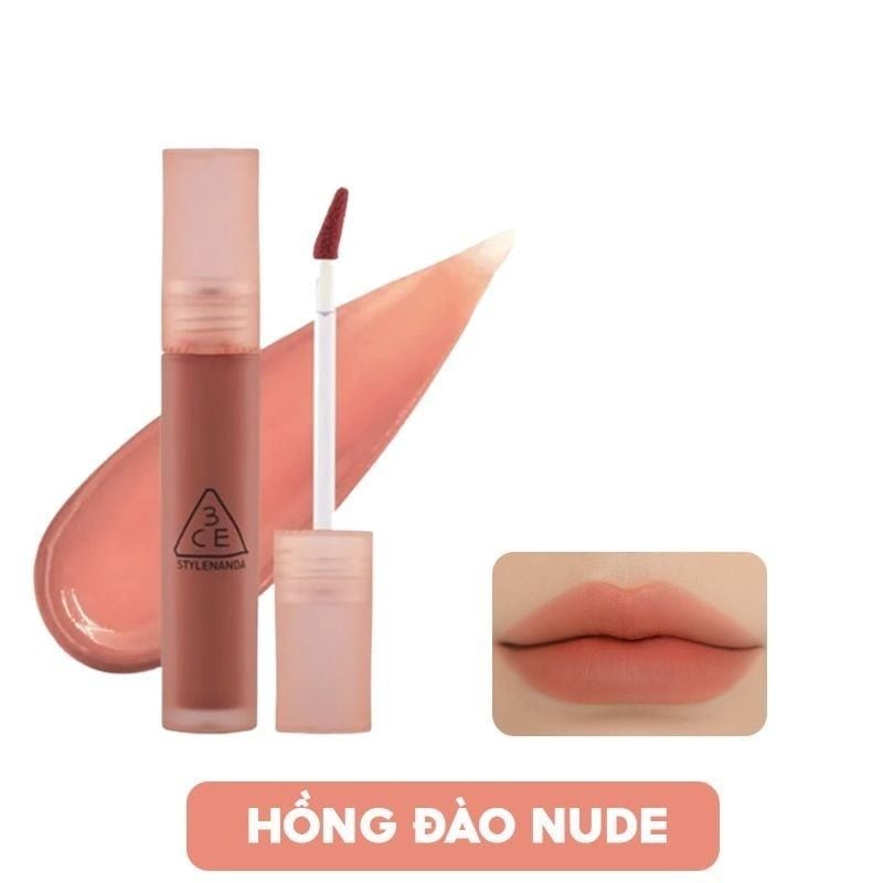(TEST) Son Kem Lì 3CE Mịn Mượt Nhẹ Môi Blur Water Tint 4.6g