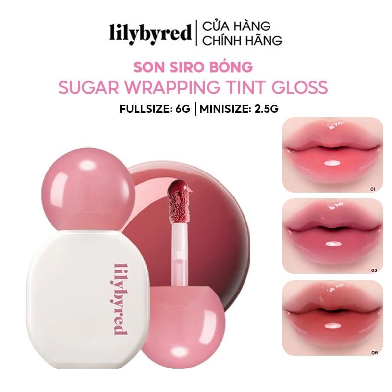 Son Siro Bóng Lilybyred Bền Màu Sugar Wrapping Tint Gloss