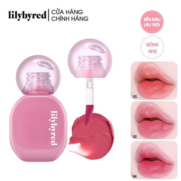 Son Nhung Bóng Lì Lilybyred Balming Dewy Tint 6g 