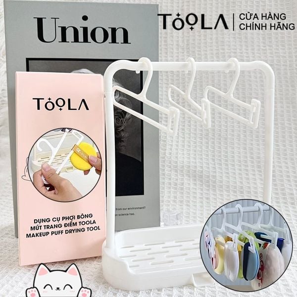  Dụng Cụ Giá Đỡ Phơi Bông Mút Trang Điểm TOOLA - LS-TLA059 