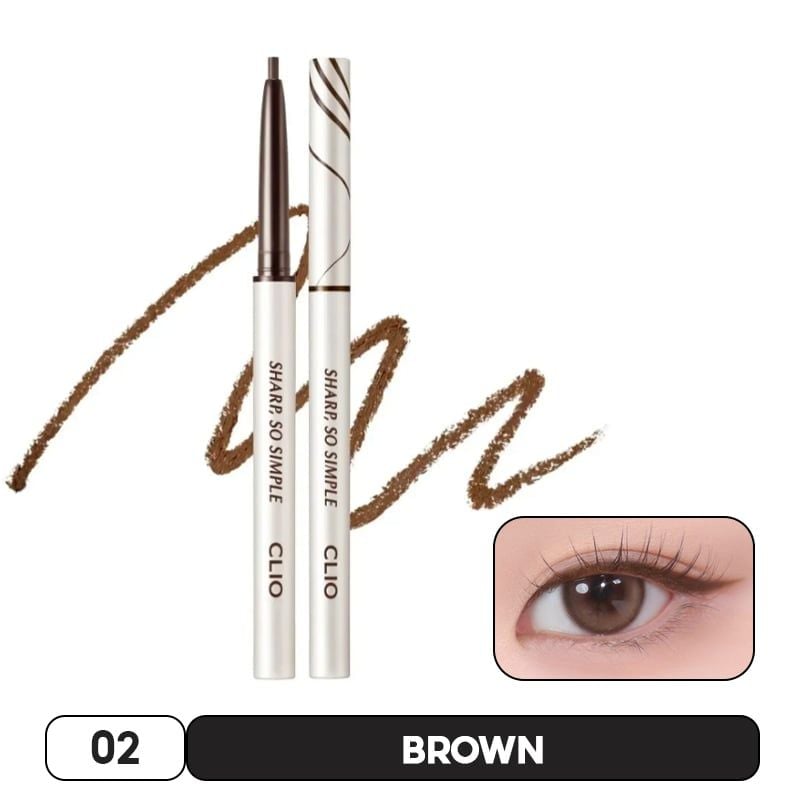 Chì Kẻ Mắt Clio Chống Nước, Không Trôi So Simple Waterproof Pencil Liner 0.14g