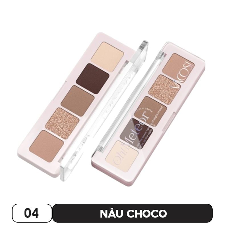 Bảng Phấn Mắt Vacosi 5 Ô Meteor Eyeshdow 5.5g