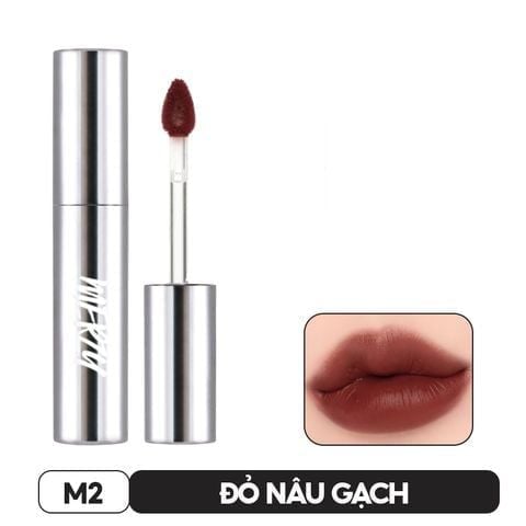 [KHẮC SON] Son Kem Lì Mềm Mịn, Lâu Trôi Vỏ Bạc Merzy The Glam Mellow Tint 4g
