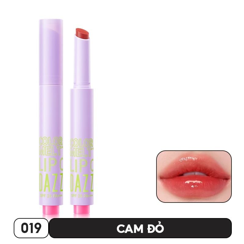 Son Bóng DAZZLE ME Dưỡng Ẩm, Chống Nắng, Căng Bóng Color Chrome Melt to Dew Lip Click 2g