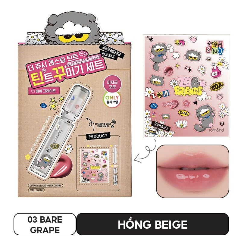 Bộ Sưu Tập Phiên Bản Giới Hạn Romand X ZO&FRIENDS