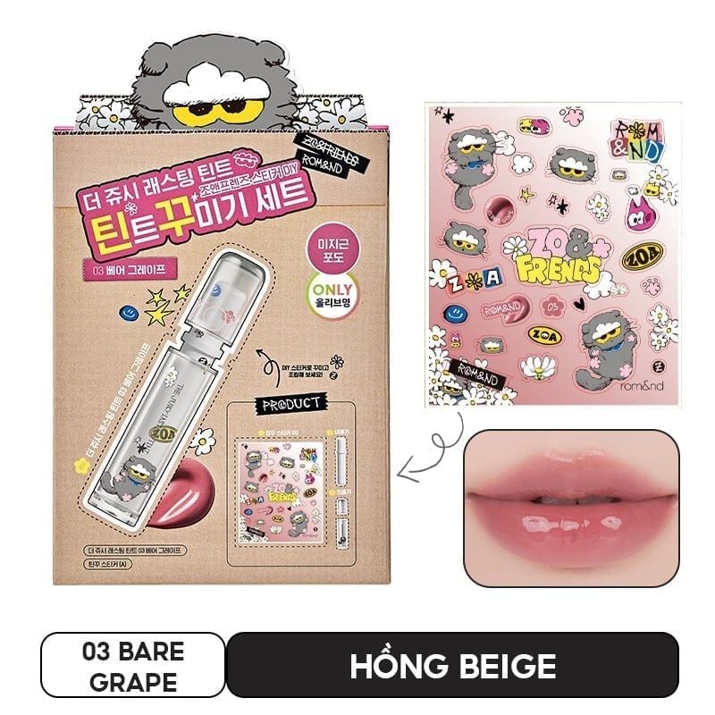 [NEW][Màu 1-39] Son Tint Lì Romand Căng Bóng The Juicy Lasting Tint