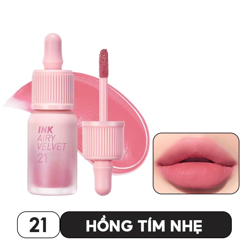 Son Kem Lì Nhẹ Môi, Siêu Mịn Peripera Ink Airy Velvet 4g