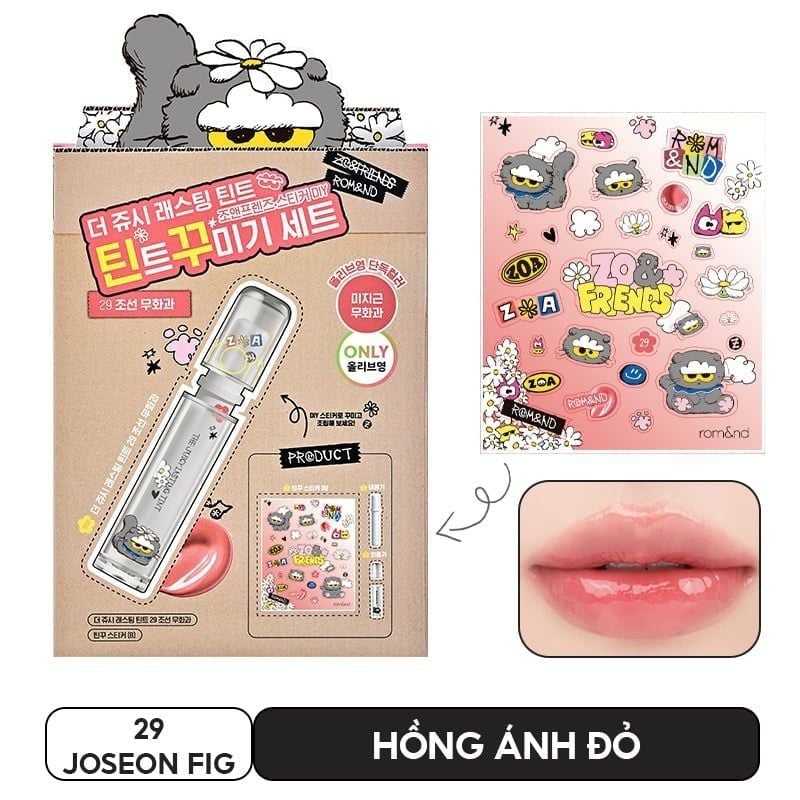 [NEW][Màu 1-39] Son Tint Lì Romand Căng Bóng The Juicy Lasting Tint