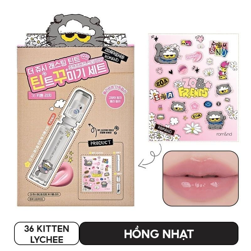 [NEW][Màu 1-39] Son Tint Lì Romand Căng Bóng The Juicy Lasting Tint
