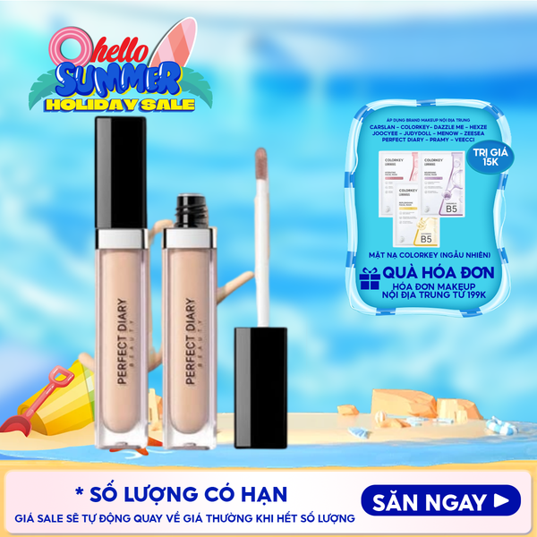  Kem Che Khuyết Điểm Perfect Diary Flawless Glaze Silky Touch Liquid Concealer 7ml 