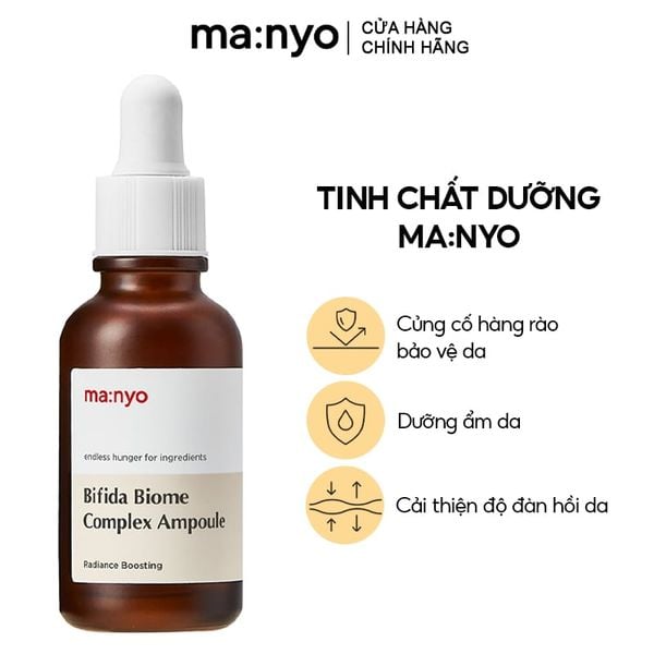  Serum Ma:nyo Tinh Chất Hỗ Trợ Phục Hồi, Ngừa Lão Hóa Bifida Biome Complex Ampoule 30ml 
