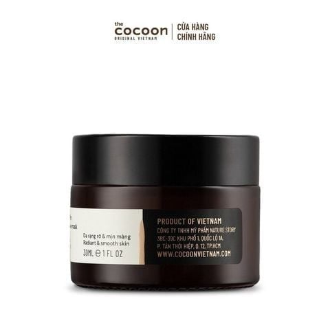 Mặt Nạ Rửa Cocoon Chiết Xuất Nghệ Hưng Yên Turmeric Face Mask 30ML