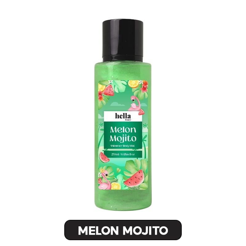 Xịt Thơm Có Nhũ Hương Trái Cây Hella Beauty Shimmer Body Mist 250ml