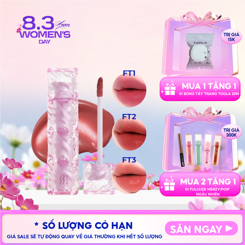 [NEW] Son Tint Merzy Mịn Lì , Bền Màu, Fit Môi Tự Nhiên Water Fit Blur Tint 3.7g