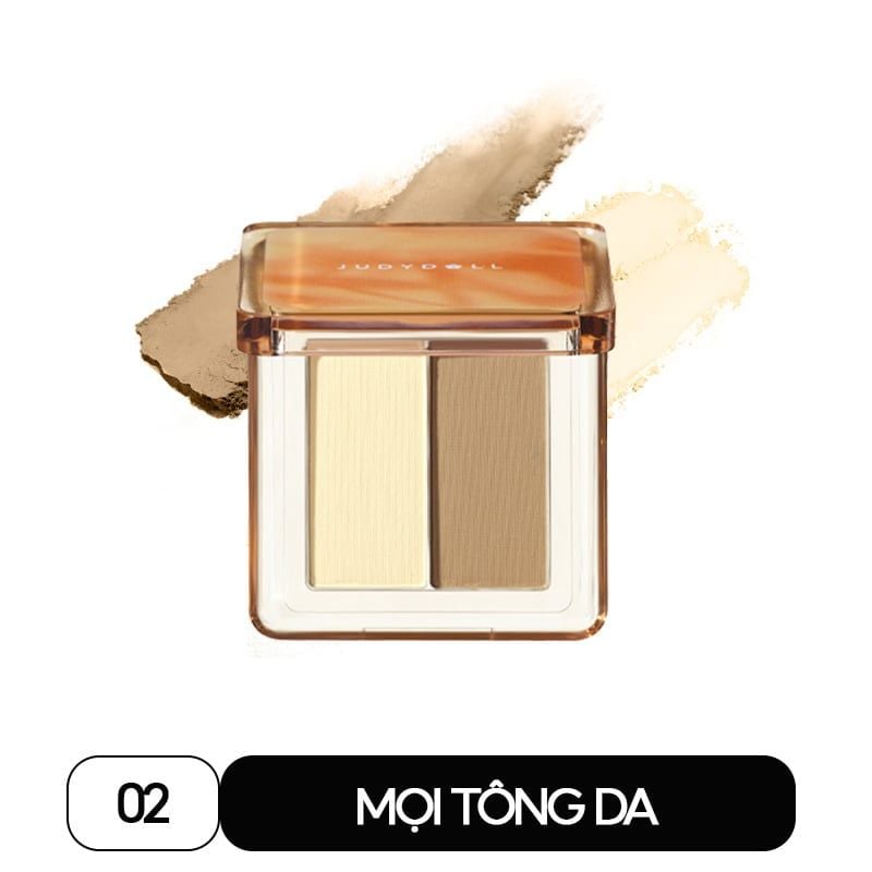 Phấn Bắt Sáng Và Tạo Khối Judydoll Highlight & Contour