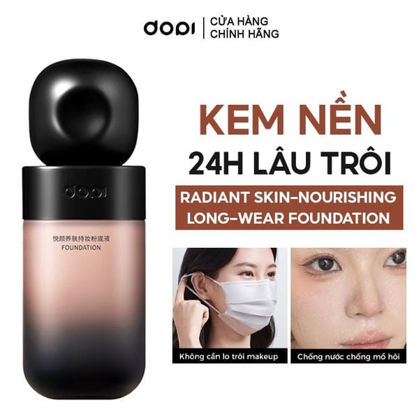  Kem Nền Dopi Che Phủ Cao, Lâu Trôi, Mỏng Nhẹ Tự Nhiên Radiant Skin-Nourishing Long-Wear Foundation 35ml 