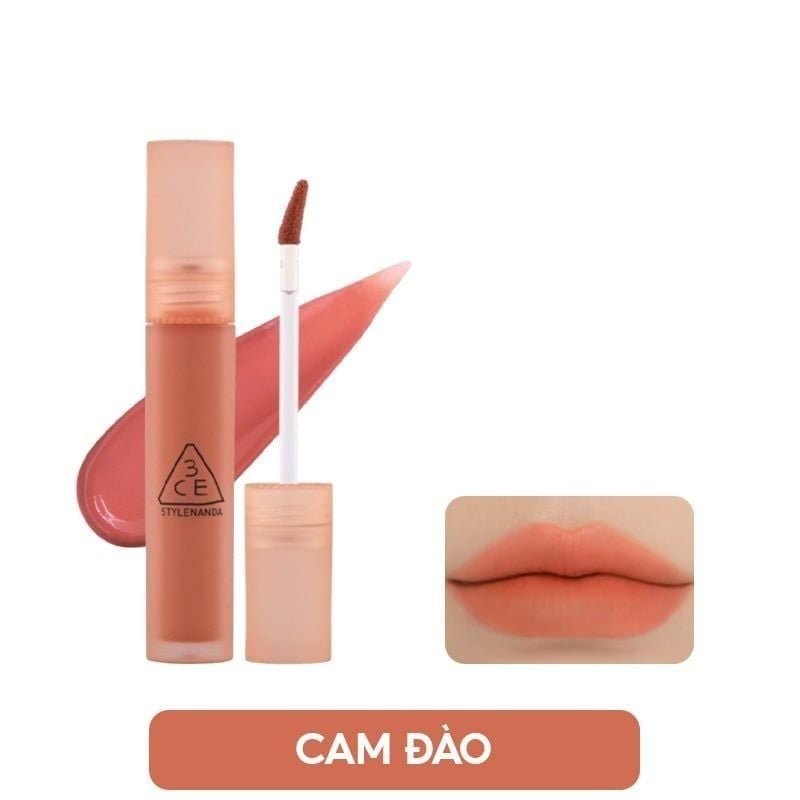 (TEST) Son Kem Lì 3CE Mịn Mượt Nhẹ Môi Blur Water Tint 4.6g