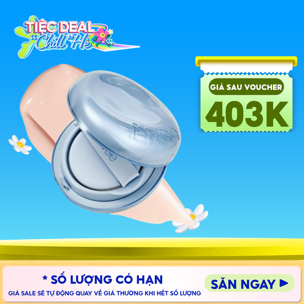  Phấn Nước fwee Cấp Ẩm, Da Căng Bóng, Che Phủ Tốt Glass Natural Cushion 15g 
