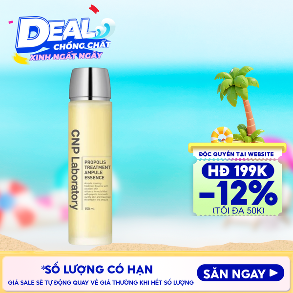  Nước Dưỡng CNP Keo Ong Cấp Ẩm, Hỗ Trợ Phục Hồi Da Propolis Treatment Ampule Essence 150ml 