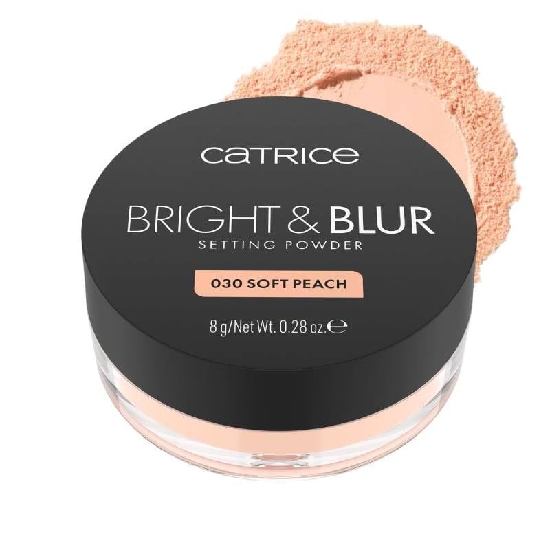 Phấn Phủ Dạng Bột Catrice Căng Bóng Nâng Tone Bright & Blur Setting Powder 020 Soft Pink 8g