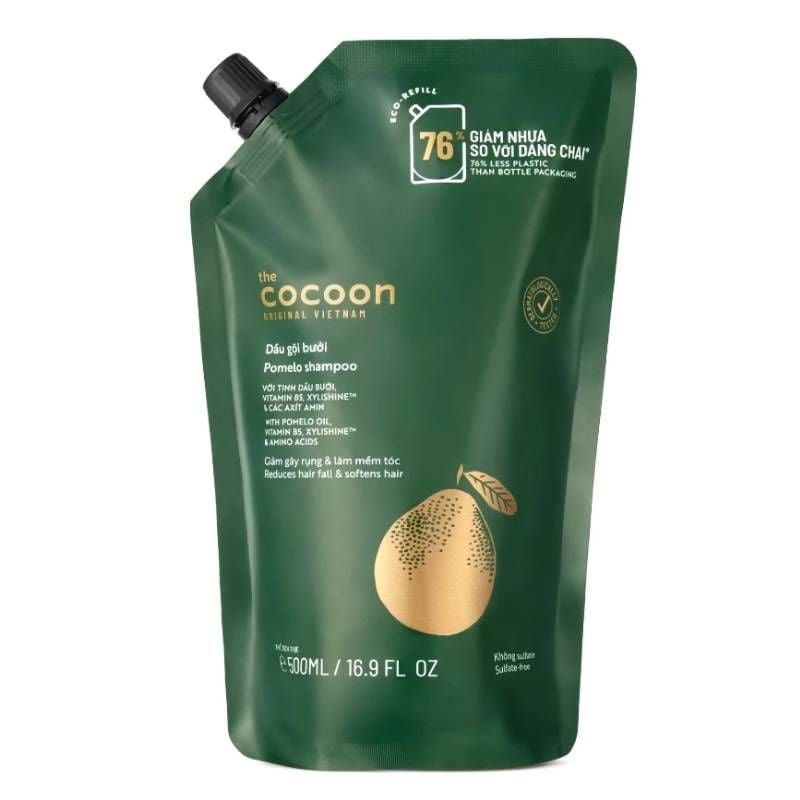 Dầu Gội Cocoon Tinh Chất Dầu Bưởi Giúp Giảm Gãy Rụng & Hỗ Trợ Mọc Tóc Pomelo Shampoo